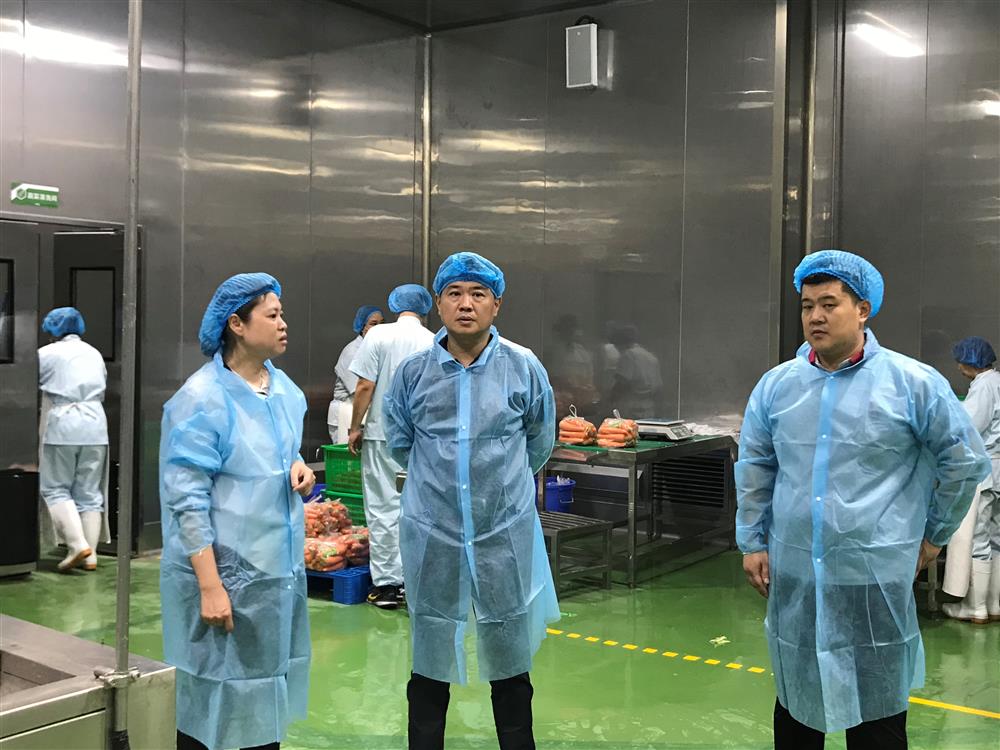 谈球吧纪委书记卢刚赴金德利集团食品产业园调研